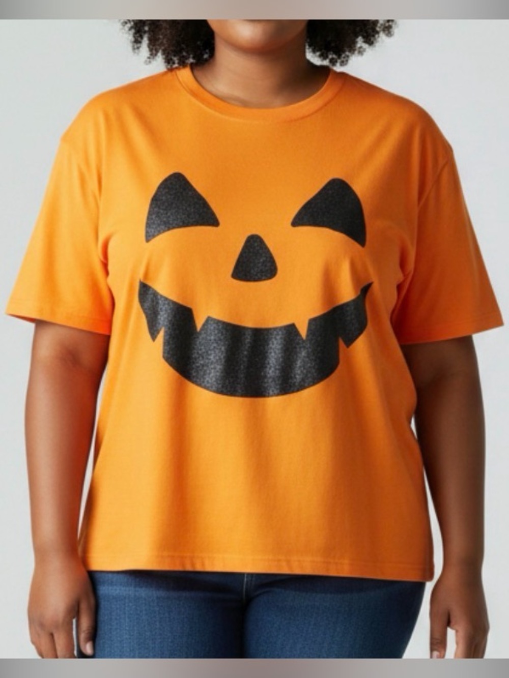 Zoe + Liv Jack O’Lantern Face T-Shirt
